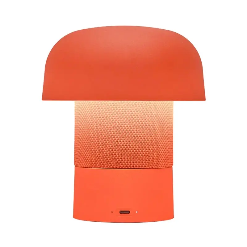 Kooduu Sensa Play Mini Portable Speaker And Lamp - Orange bACK